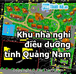 Bản vẽ autocad,khu nghỉ dưỡng,bản đồ quy hoạch,khu nhà nghỉ Quảng Nam